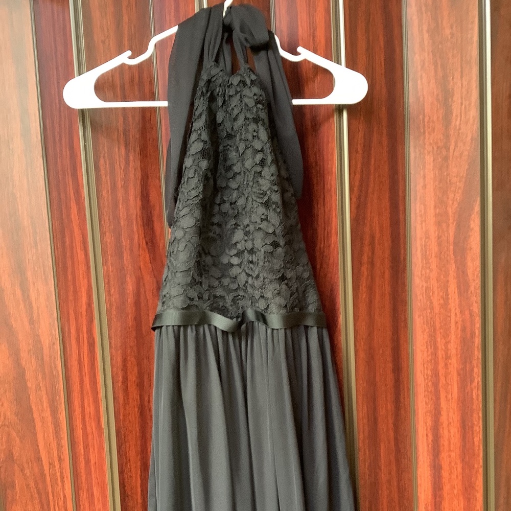 Lace halter dress